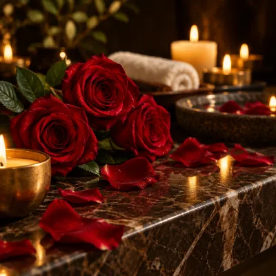 Natural red roses